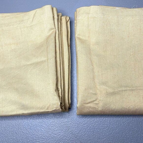 JCPENNEY HOME COLLECTION Drapes Curtains Lined Insulated Pair Beige 39.5x79 Each - Picture 1 of 8